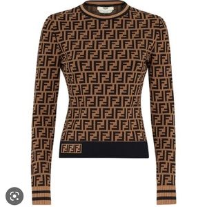 FENDI FF motif jumper